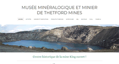 Desktop Screenshot of museemineralogique.com